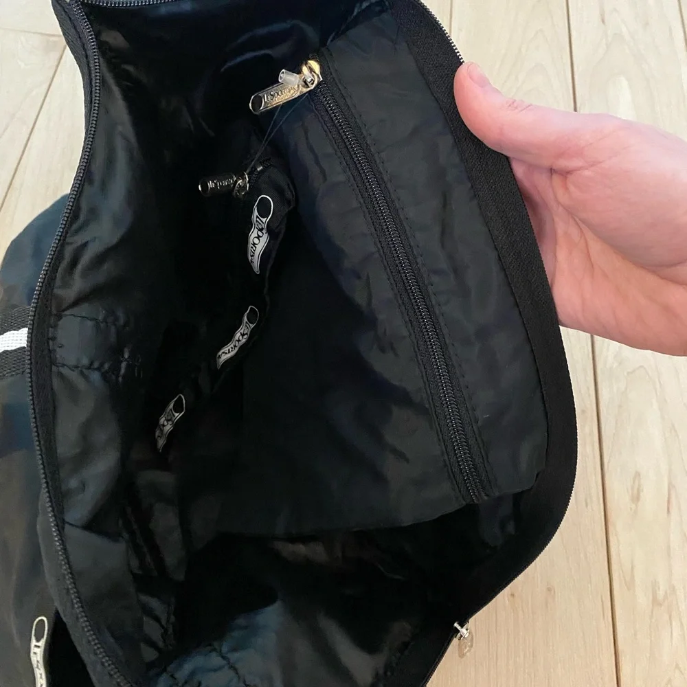 LeSportsac Large Nolita Tote Black and White Spectator